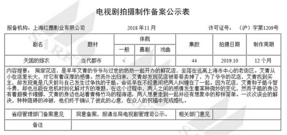 《天国的嫁衣》确定翻拍 明道回应:很期待